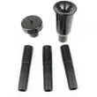 Solar Casacde Pump SolarShower 800 showing nozzle accessories