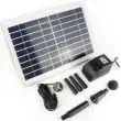 Solar Casacde Pump SolarShower 800 showing nozzle accessories