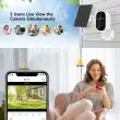 4MP 2K HD Solar WiFi Camera – Night Vision & Motion Alerts – Lifestyle 2