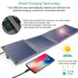 Solar Charger 14w Portable Solar Panel showing dimensions