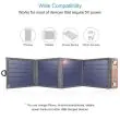 Solar Charger 14w Portable Solar Panel showing dimensions
