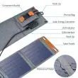 Solar Charger 14w Portable Solar Panel showing dimensions