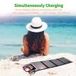 Solar Charger 21w Portable Solar Panel Dual USB Ports – Lifestyle