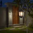 Premium Solar Coach Lantern | 160 Lumens Garden Light – Lifestyle