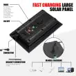 Bright COB LED Strip – Solar + USB Hybrid Charging, IP68 Waterproof showing premium quality Aspects of the solar panel 
