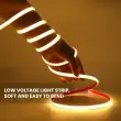 Bright COB LED Strip – Solar + USB Hybrid Charging, IP68 Waterproof showing premium quality Aspects of the solar panel 
