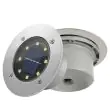 Stainless Steel Solar Deck Lights – Dual Colour LED, IP65 – 2 Pack – Lifestyle