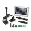 Solar Fountain Sunspray SE 360 ® for containers and small ponds : close up of panel