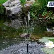Solar Fountain Sunspray SE 360 ® for containers and small ponds : close up of panel