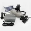 Solar Frog Pond Spitter on Rock