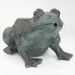 Solar Frog Spitter Showing Water Pump