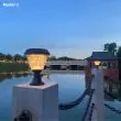 Solar Garden Post Lights 6 LEDs – Remote Control, IP65 – Lifestyle 3