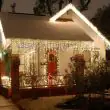 5M Solar Icicle Curtain Lights – Outdoor Waterproof Christmas LED Fairy Lights