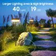Solar Lawn Lamps – Wind-Activated Swaying Light, 2 Pack – Lifestyle 2