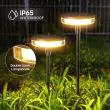 Solar Lawn Lamps – Wind-Activated Swaying Light, 2 Pack – Lifestyle 2