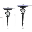 Solar LED Landscape Spotlight – 140 Lumen, 160° Wide Beam – Lifestyle