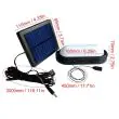 Compact Solar Light for Small Sheds – 50 Lumen, Pull Cord