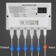 Solar Lighting Kit Hub 6000 | High-Capacity Solar Light Kit for Large Sheds Showing ability to charge multiple devices