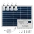 Solar Lighting Kit Hub 6000 | High-Capacity Solar Light Kit for Large Sheds Showing ability to charge multiple devices