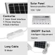 Solar Lighting Kit Hub 6000 | High-Capacity Solar Light Kit for Large Sheds Showing ability to charge multiple devices