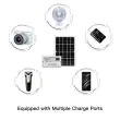 Solar Lighting Kit Hub 6000 | High-Capacity Solar Light Kit for Large Sheds Showing ability to charge multiple devices