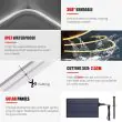 Solar Neon Strip Lights (5m) - Cuttable, IP67 Waterproof, 8 Modes w/ Remote – Lifestyle