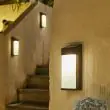 Stratford Decorative Solar Wall Lamp – 3000K Warm Glow – Lifestyle