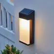 Stratford Decorative Solar Wall Lamp – 3000K Warm Glow – Lifestyle