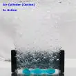 Solar Oxygenator Dual Stone Showing the oxygenator body dimensions