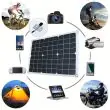 Solar Panel And Charge Controller 20W