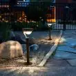 Solar Pathway Post Light – 100 Lumen, 57cm IP65 – Lifestyle 2