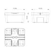 Solar Pond Filter Kit - 20L Bucket Dimensions 370 x 330 x 185mm