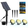 Solar Pond Lights – 3 LED Set, 8 Modes, Waterproof
