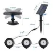 Solar Pond Lights – 3 LED Set, 8 Modes, Waterproof