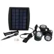 Colour Changing Solar Pond Light - used as spotlight