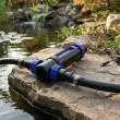 Solar Pond UV Clarifier Close-up Showing T-Shape Hose Connections