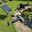 Solar Pond UV Clarifier Close-up Showing T-Shape Hose Connections