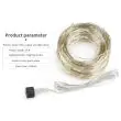 Premium Solar Firefly String Lights – Silver Wire, Remote – Lifestyle