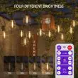 G40 Festoon Lights - 18m, 30 Warm White Bulbs, Remote – Lifestyle