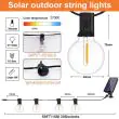 G40 Festoon Lights - 18m, 30 Warm White Bulbs, Remote – Lifestyle