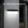 Henley Decorative Solar Wall Lamp – PIR Sensor, 3 Modes – Lifestyle