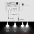 Solar Shed Light Kit Hub 5000 : Showing output port to charge various devices including phones cmars etc 
