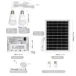 Solar Shed Light Kit Hub 5000 : Showing output port to charge various devices including phones cmars etc 