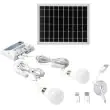 Solar Shed Light Kit Hub 5000 : Showing output port to charge various devices including phones cmars etc 