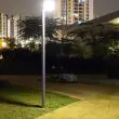 Solar Street Light 3 Level Power Settings on sign post