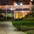 Senitor Solar Lamp Post Light – Professional Outdoor LED – Lifestyle 2