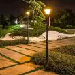 Senitor Solar Lamp Post Light – Professional Outdoor LED – Lifestyle 2