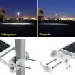 Solar Street Light PIR & Dusk to Dawn showing SMD Leds showing wide angle beam