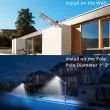 Solar Street Light PIR & Dusk to Dawn showing SMD Leds showing wide angle beam