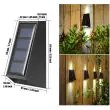 Solar Up Down Lights - 4 Pack